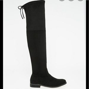 Faux Suede Over-the-Knee Boot